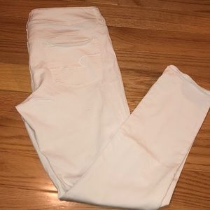 White AE jeans